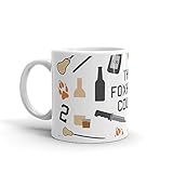 The Foxhole Court Pattern. 11 Oz Ceramic Coffee Mug