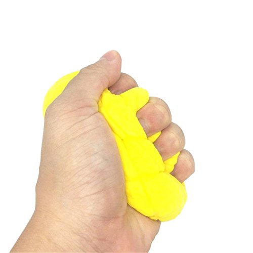WM & MW Yellow Pineapple Bun Toys, Bread Squishy Scented Super Slow Rising Squeeze Toy Kids Gift