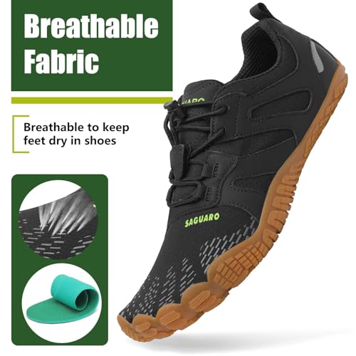 SAGUARO Barefoot Shoes Men Sneakers Minimalist Women Footwear Trail Running