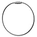 Luggage Tag Loops - Stainless Steel Metal Wire Straps (10 pack)
