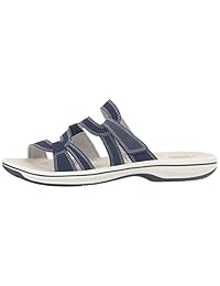 Clarks Brinkley Lonna Fisherman Sandalia para mujer, Azul, 12