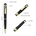 Hidden Camera Spy Camera Pen HD 1080P Camcorder Portable with 16GB Memory Card Pocket Cam Covert Camera for Business and Conference (Black)