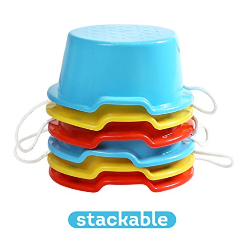 Milliard Kid's Stepping Balance Buckets 6Pack with AntiSkid Pads