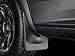 WeatherTech Custom No Drill Splash Guard MudFlaps for Chevrolet Silverado, Silverado 1500, Silverado 2500HD/3500HD - Front Pair (110010), Black