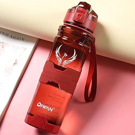 Amazon プラスチックウォーターボトル 直接飲用のスポーツウォーターボトル 持ち運びが簡単 軽量 大容量の自転車登山フィットネス ワンタッチ開閉式 洗いやすいファッションウォーターボトル 500ml 水筒 マグボトル オンライン通販