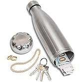 Diversion Water Bottle Can Safe by Stash-it, Stainless Steel Tumbler with Hiding Spot for Money, Discreet Decoy for Travel or at Home, Bottom Unscrews to Store your Valuables