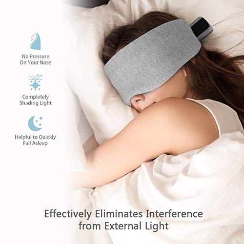 Cotton Sleep Mask, Bosiwee Eye mask for Sleeping Light Blocking, Soft and Comfortable Night Eyeshade for Men Women, Adjustable Breathable Sleeping Mask, Handmade