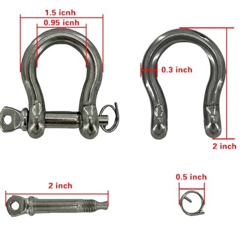 XIALUO Marine Mushroom Anchor Kit 5 lb Black PE Coated Kayak Anchor