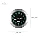 Car Air Vent Clock ALLOMN Car dashboard Clock Luminous Mini Auto Interior Quartz Analog Watch (Silver)
