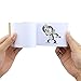 UPlama 10PACK Kraft Cover Blank Flipbooks For Animation, Sketching And Cartoon Creation,2.8
