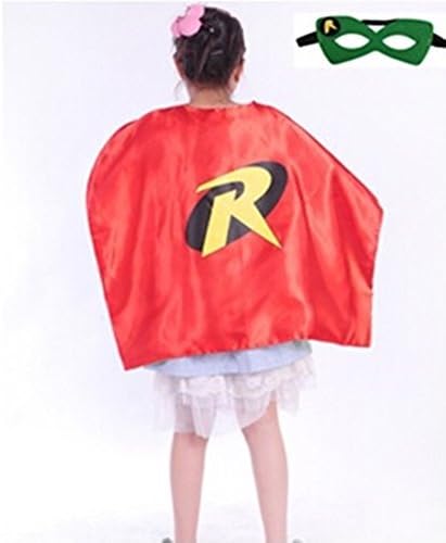 Superhero ROBIN CAPE AND MASK SET Super Hero **Ships from US**