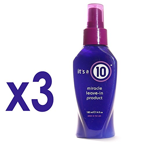 ITS A 10 by It’s a 10 MIRACLE LEAVE IN PRODUCT 4 OZ (3 PACK)