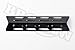 BBQMANN 92071(4-pack) Universal Porcelain Steel Heat Plate /Heat Shield for Select Gas Grill Models By Kenmore, Master Forge and Others(16 1/8