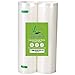 VacYaYa 2 Pack 11x50 (Total 100 feet) Vacuum Sealer Bags Rolls with BPA Free and Heavy Duty,Commercial Grade Vaccume Seal Bags Rolls Work with Any Types Vacuum Sealer