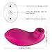 Rabbit G-spot Clitoral Sucking Vibrator for clit nipple stimulation, Treediride Rechargeable Silicone Vagina Anal Mini Sucker Waterproof Licking Tongue Vibrators Sex Toy with 10 Modes for Women Couple