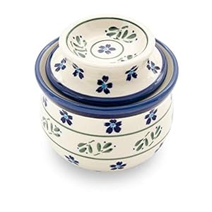 Bunzlauer Old-Fashioned Butter Dish, Designer 163a