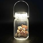 Solar Jar,Homeweeks Fairy Light Romantic Glass Storage Solar Mason Jar, Solar Powered lights and Garden Decor Solar Light for Party Decorative lights