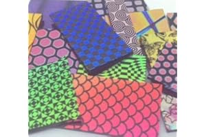 IDICHROIC Patterned Thin Dichroic Glass On Black & Clear Glass backing - 90 COE