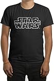 Star Wars Light Speed Stars Logo Mens Black T-shirt
