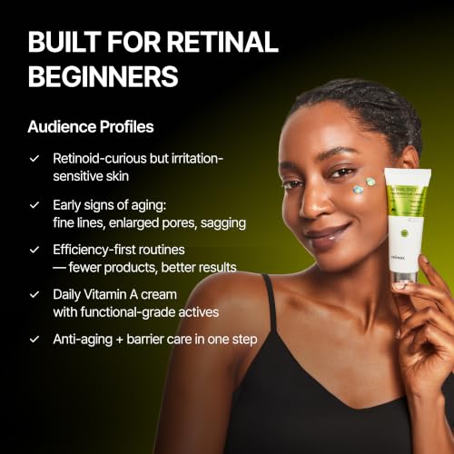 celimax The Vita-A Retinal Shot Tightening Dual Cream | 0.05% Retinal, 3% Matryxyl, 5% Panthenol, High-Strength Retinoid for Anti-Aging, Relief Cream, Wrinkles & Fine Lines, Firmer Skin, 50ml