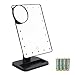 EOS&HELIOS 20 Led Lighted Makeup Mirror with Removable 10x Magnifier,Contain Batteries Newest Version (Black)