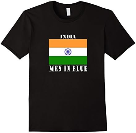 Men's India national cricket T-shirt | Men in Blue Small Black