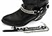 Dangerous Threads Biker Boots Boot Chains Black Topgrain Cowhide Leather with Cycle Chains