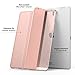MoKo Case for iPad Pro 12.9 - Slim Lightweight Smart Shell Stand Cover with Translucent Frosted Back Protector for Apple New iPad Pro 12.9 Inch 2017 & 2015 Tablet, Rose GOLD (with Auto Wake/Sleep)