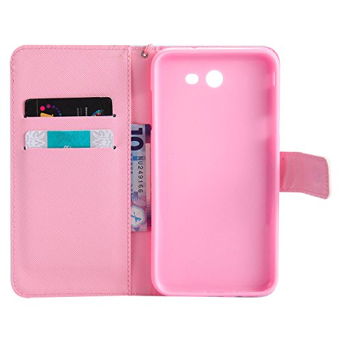 image for Galaxy Note 8 Wallet Case -MOONESS Embossing Fashion Floral PU Leather