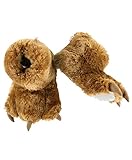 Lazy One Brown Bear Paw Slippers, Small