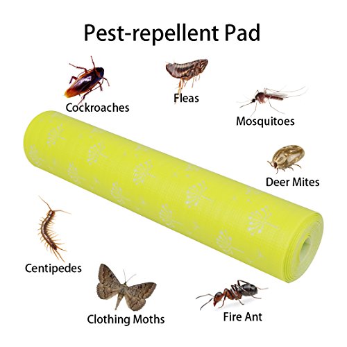 DIY Pest Repellent Pad for Kitchen Cupboard Mattress Surroundings Wardrobe Bookcases Garden Parterre Camping Outdoor Activities (Green) - Thumbnail 7