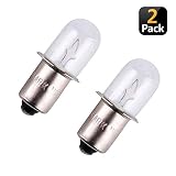 Podoy 780287001 Flashlight Bulbs for Ryobi Ridgid 18V Flashlight P704 P703 P700 (2 Pack)