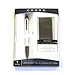 Cross Tech 2.2 Pearl White & Black Ballpoint Pen and Stylus Combo + Microfiber Screen Cleaning Cloth