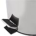 Juvale Stainless Steel Trash Can - Step Trash and Recycling Bin for Bathroom, Living Room, Office - 10.75 Inches in Height, 8 Inches in Diameter