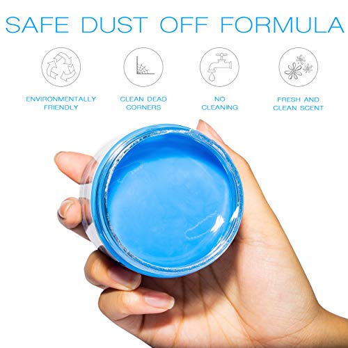 Smart Clean Magical Dust Cleaning Mud - Keyboard Cleaner Gel Glue for Car Interior Detailing, Laptop, Computer, Lens, Controllers, PS4, Hard to Reach Areas Super Slime Cleaner Duster Putty Non Sticky - Thumbnail 5