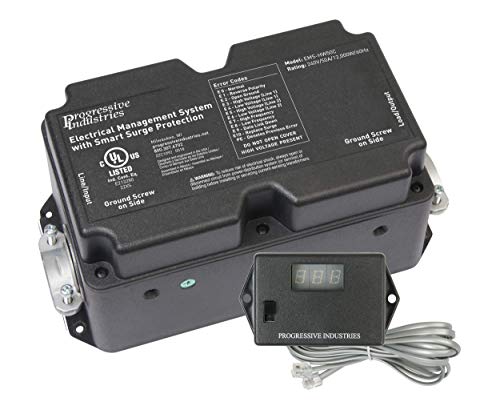 Progressive Industries HW50C Hardwired EMS Surge & Electrical Protection- 50 Amps (Renewed)