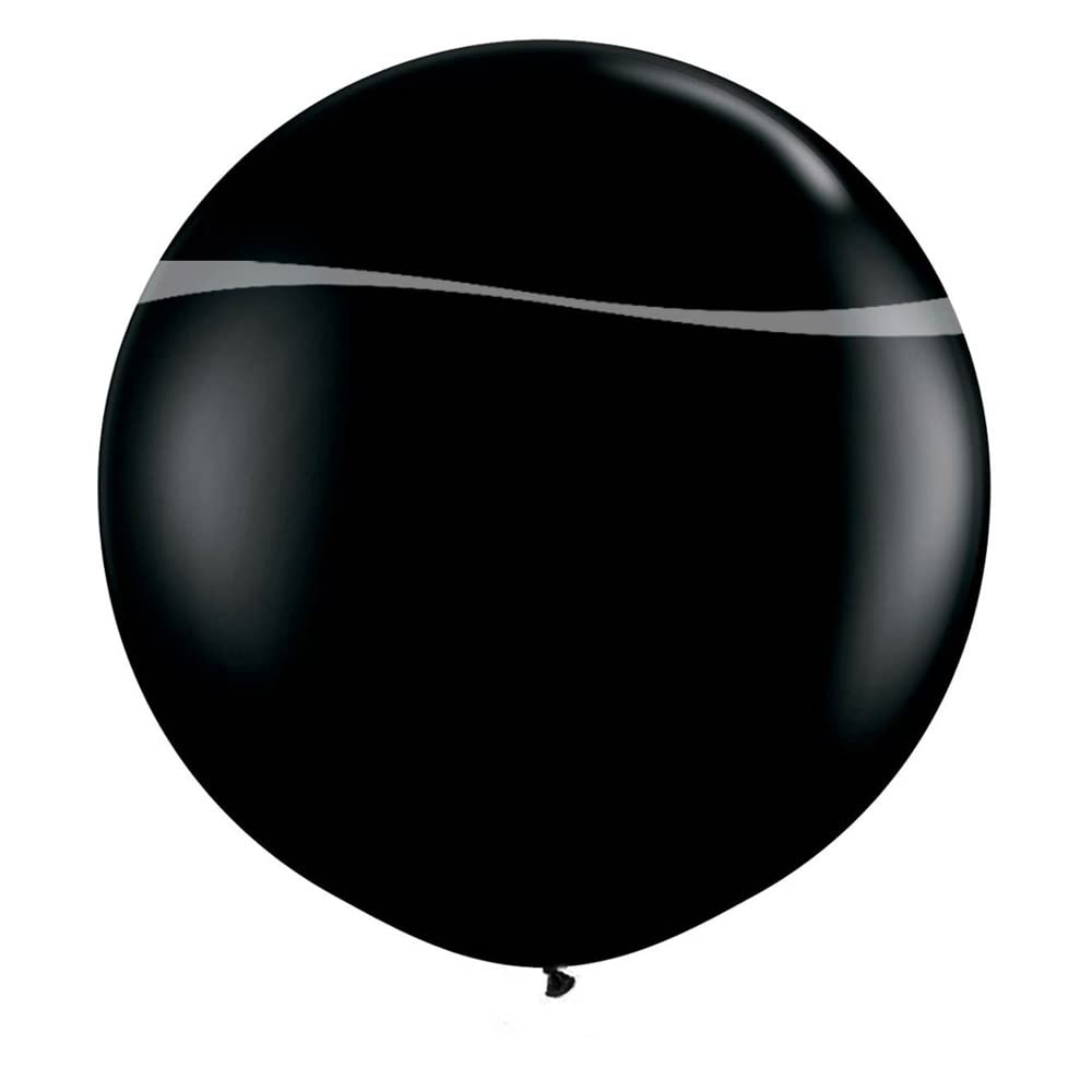 Folat - Black Color Party Balloons - 3Ft / 90cm - 1 pcs