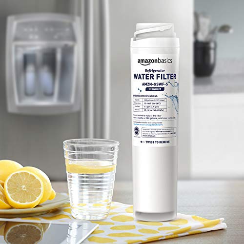 Amazon Basics Replacement GE GSWF Refrigerator Water Filter Cartridge