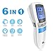 1byone Non-Contact Infrared 6-in-1 Thermometer with Forehead and Object Measurement, Night Mode, 30 Readings in Memory, Fever Alarm, and Backlit LCD Screen for Accurate, Secure, Instant Reading