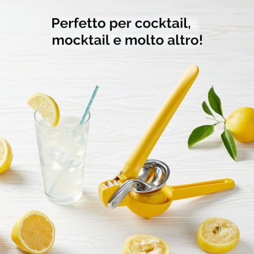 Spremi agrumi Automatico Spremiagrumi Manuale, Acciaio, Giallo, Argento, Panna, Citrus Juicer