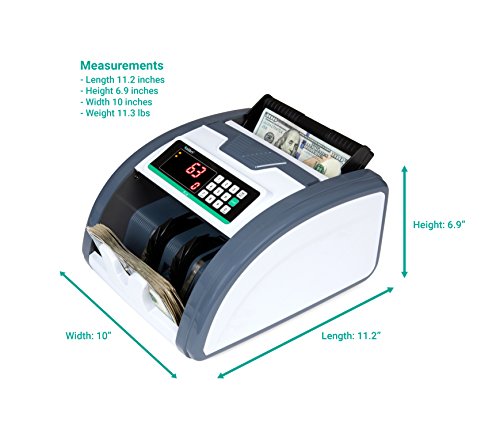 Kolibri Ace Money Counter UV/MG/IR Counterfeit Bill Counter Currency Detection