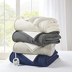 Serta Heated Blanket - Reversible Fleece to Sherpa