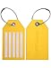 TUFFTAAG Personalized Luggage Tag Set - Customized PVC Suitcase Labels (2pk)