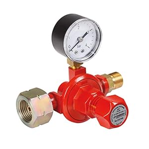 ROTHENBERGER Industrial Propaan-constante regelaar met manometer traploos regelbaar 0,5-4 bar, 032100E