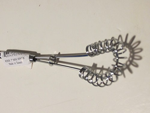 CybrTrayd R&M Mini Spiral 7" Whisk, Stainless Steel