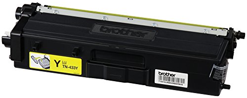 Brother Printer TN433Y High Yield Toner-Retail Packaging , Yellow