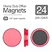 24-Piece Veemoh Heavy Duty Office Magnets Pack - Office, Kitchen, Refrigerator, Whiteboard Magnet Set