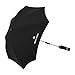 Maclaren Parasol, Black - Perfect Stroller Accessory to Guard Against The Sun's Harsh Rays. UPF 50+ sunshield Easily fastens to The Frame of All Maclarens and Most Umbrella-fold Stroller Brands