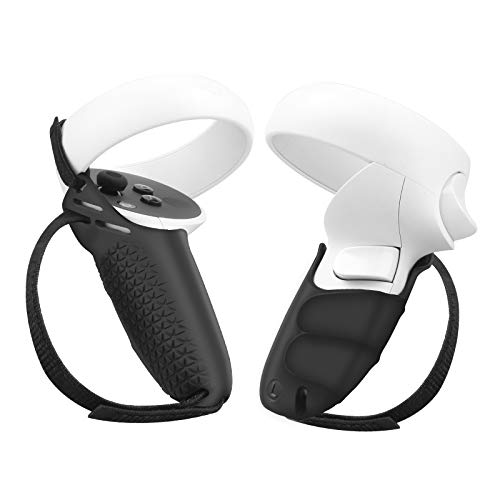 MASiKEN Grip Cover for Oculus Quest 2 with Adjustable Hand Strap and