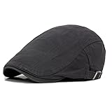meioro Men's Newsboy Hat Flat Cap Ivy Cotton